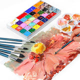 Transon Artist Watercolor Paint Brushes 7pack for Watercolor Acrylic Ink Gouache Tempera