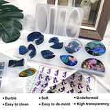 Island Resin Molds，3PCS Ocean Silicone Molds for Resin Epoxy，Jewelry Epoxy molds for Earring,Pendant, Necklace DIY