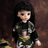 BJD Dolls Girl 12 Inch 1/6 SD Dolls with 13 Removable Jointed for Doll Toys, Cute Doll Toy with Clothes and Shoes, Birthday Gift for Age 3 4 5 6 7 8 Year Old Girls (Kun)