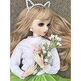 HGFDSA 60Cm BJD Doll Children's Creative Toys 1/3 SD Dolls 23.6 Inch Ball Jointed Doll DIY Toys Cosplay Fashion Dolls with Clothes Outfit Shoes Wig Hair Makeup