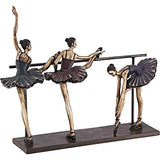 Dahlia Studios Stretching Ballerinas 11 3/4" High Figurine