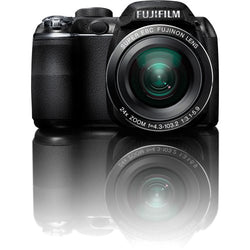 Fujifilm FinePix S3200 14 MP Digital Camera with Fujinon 24x Super Wide Angle Optical Zoom Lens and