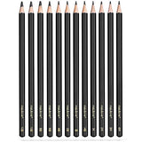 MISULOVE Professional Drawing Sketching Pencil Set - 12 Pieces Art Drawing Graphite Pencils(12B - 4H), Ideal for Drawing Art, Sketching, Shading, for Beginners & Pro Artists