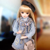 UCanaan BJD Dolls,1/3 SD Dolls 24 Inch 18 Ball Jointed Doll DIY Toys with Full Set Clothes Shoes Wig Makeup, Best Gift for Girls-Jennifer