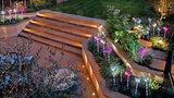 Solarmart Outdoor Garden Solar Lights - 3 Pack Fiber Optic Butterfly Solar Powered Lights, Color