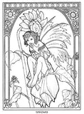 Floral Fairies Coloring Book (Dover Coloring Books)