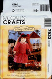 McCall's Crafts #7933 Betsy McCall 18" Doll With Clothes Sewing Pattern