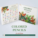 Colored Pencils 50 Count Adult Coloring Set Safety Colorful Gifts for Kids