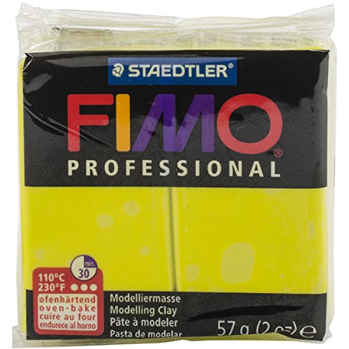 Staedtler Fimo Professional Soft Polymer Clay, 2 oz, Lemon Yellow