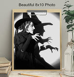 Wizard of Oz Wicked Witch Decor - Pagan Gifts - Wiccan Wicca Decor - Paganism Supplies - Gothic Wall Decor - Goth Wall Art - Witchcraft Decor - Black Magic - Vintage Witchy Poster - Scary Decorations