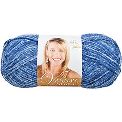 Lion Brand Yarn 860-300E Vanna's Choice Yarn, Denim Mist