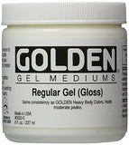 Golden Regular Gloss Gel Medium-8 ounce