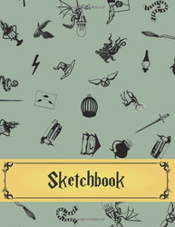 Sketchbook: Wizard Inspired Sketch Book Blank for Drawing & Sketching | Suitable for Kids of All Ages
