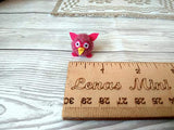 Miniature Dollhouse Toy, Felted Tiny Owl BJD Doll Pet. Diorama Animal Prop Roombox