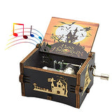 VACTER Wooden Music Box You are My Sunshine for Daughter Son Wife Dad Friends,Hand Crank Wood Musical Box Laser Engraving Handmade (Halloween)