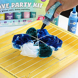 Doodlehog Easy Tie Dye Party Kit for Kids, Adults, and Groups. Create Vibrant Designs with Non-Toxic Dye. 12 Colors Included! Beginner-Friendly: Just Add Water! Dye up to 10 Medium Kids T-Shirts!