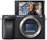 Sony Alpha 6400 | APS-C Mirrorless Camera (Fast 0.02s Autofocus, 24.2 Megapixels, 4K Movie Recording, Flip Screen for Vlogging)