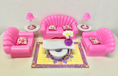 Gloria Dollhouse Furniture Living Room Playset