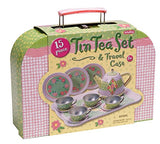 Schylling Children's Tin Tea Set in a Case