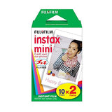 Fujifilm Instax Mini 9 (Lime Green) Instant Camera with Mini Film Twin Pack