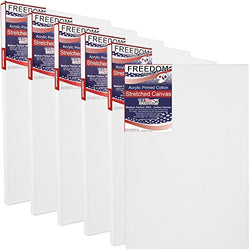 US Art Supply 30 X 36 inch Professional Quality Acid Free Stretched Canvas 6-Pack - 3/4 Profile