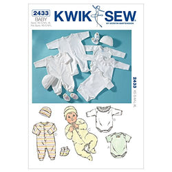 KWIK-SEW PATTERNS K2433OSZ Rompers Sewing Pattern, Jumpsuits, XS-S-M-L-XL Hat XS-S-M-L