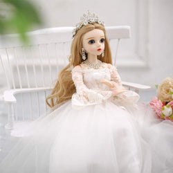 Y&D BJD Doll Children's Creative Toys 1/3 SD Doll 23.6 inch Jointed Best Gift Full Set Clothes + Makeup + Accessories,B