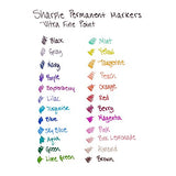 Sharpie 75847 Permanent Markers, Ultra Fine Point, Assorted Colors, 24-Count