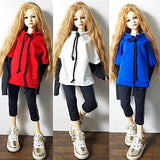 Doll Clothes Accessories Clothes Set Pants+Sweater for 1/3 1/4 1/6 Sd Bjd Dolls Cotton Thread Toys for Children