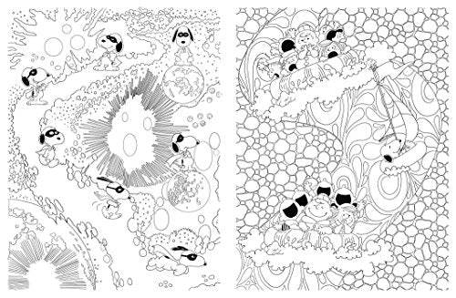 Posh Adult Coloring Book: Peanuts for Inspiration  