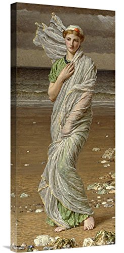 Global Gallery Budget GCS-282560-30-142 Albert Joseph Moore Sea Shells Gallery Wrap Giclee on Canvas Wall Art Print