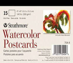 Strathmore Blank Watercolor Postcards 2 pads of 15