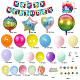 Tie Dye Party Supplies Set - Tie Dye Party Decorations with Tie Dye Balloons Garland,Tie Dye Birthday Banner,Cake Toppers for Kids Retro 60s 70s Theme Carnival Hippy Art Rainbow Party Decorations