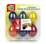 Crayola My First Palm-Grip Crayons; Art Tools; 6 count; Designed for Toddlers