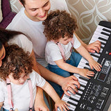 RenFox Electronic Keyboard Piano 61-Key Portable Keyboard Piano with Microphone&USB Cable Toy for Kids Boys Girls
