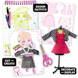 LOL OMG Fashion Studio by Horizon Group USA,DIY Fashion Designing Kit.Cut & Create Your Own Outfits.Sketch Designs,Trace & Sew.Includes Fabric,Thread,Crayons,Markers,Instructions,Surprises & More