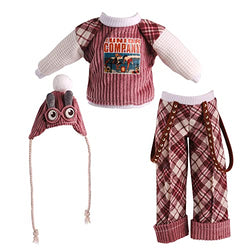 UCanaan 1/6 BJD Dolls Clothes Set for 11.5In-12In Fashion Jointed Dolls 30cm Poseable Dolls-Mia Pants