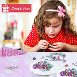 Charm Bracelet Making Kit for Girls, Trifong 152Pcs Adjustable Bracelets and Necklaces Jewelry Making Kit for Girls 8-12, DIY Charm Bracelet Kit for Teen Birthday Gift