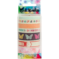 American Crafts 376837 Vicki Boutin 7 Piece Color Pop Washi Tape