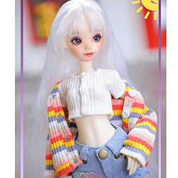 BJD SD Doll 1/4 16 in Ball Jointed Doll Youth Lively Girls BJD Doll Full Set Birthday Gift