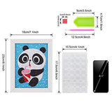 AllWenTo Easy 5D Panda Diamond Painting Kit for Kids Beginners Diamond Art Kits for Boys&Girls Painting Accessories Tools Gem Art Painting kit Diamond Art for Kids Ages 6-8-12+