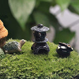 Danmu 3Pcs a Set Tortoise Fairy Garden Figurines Fairy Garden Supplies Fairy Garden Accessories Miniature Garden Accessories