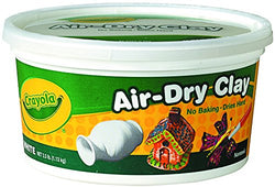 Crayola Air Dry Clay 2.5 Lb Bucket, White