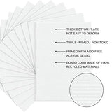 84 Pack Canvas Boards for Painting, Including 32 Pack 11 x 14 Inch Canvas and 52 Pack 8 x 10 Inch Blank Canvas for Painting Using Acrylic Paint or Oil (Pre-Primed)