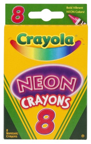 Crayola Neon Crayons, 8 Count