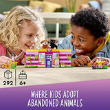 LEGO Friends Pet Adoption Café 41699 Building Kit; Birthday Gift Idea Comes with Olivia and Priyanka Mini-Dolls, 2 Dogs and 1 Cat Toy; for Kids Aged 6+ (292 Pieces)