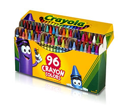 Crayola Crayons with Built-in Sharpener, 96 ct.