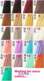 (15-16CM) BJD Doll Hair Wig 1/6 YOSD DZ DOD LUTS/3 Colors Mixed, Pink+Light-Purple + Creamy-White, Medium Hairstyle/FBE173