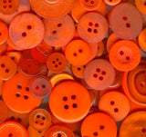 Buttons Galore Hand Dyed Buttons, 5.5-Ounce, Outrageous Orange