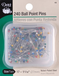 Dritz 240-Piece Ball Point Pins, 1-1/16-Inch